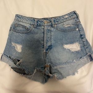 Free people jean shorts